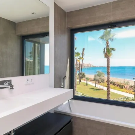 Villa Remarkable 3 Bedroom Beachfront In Estepona
